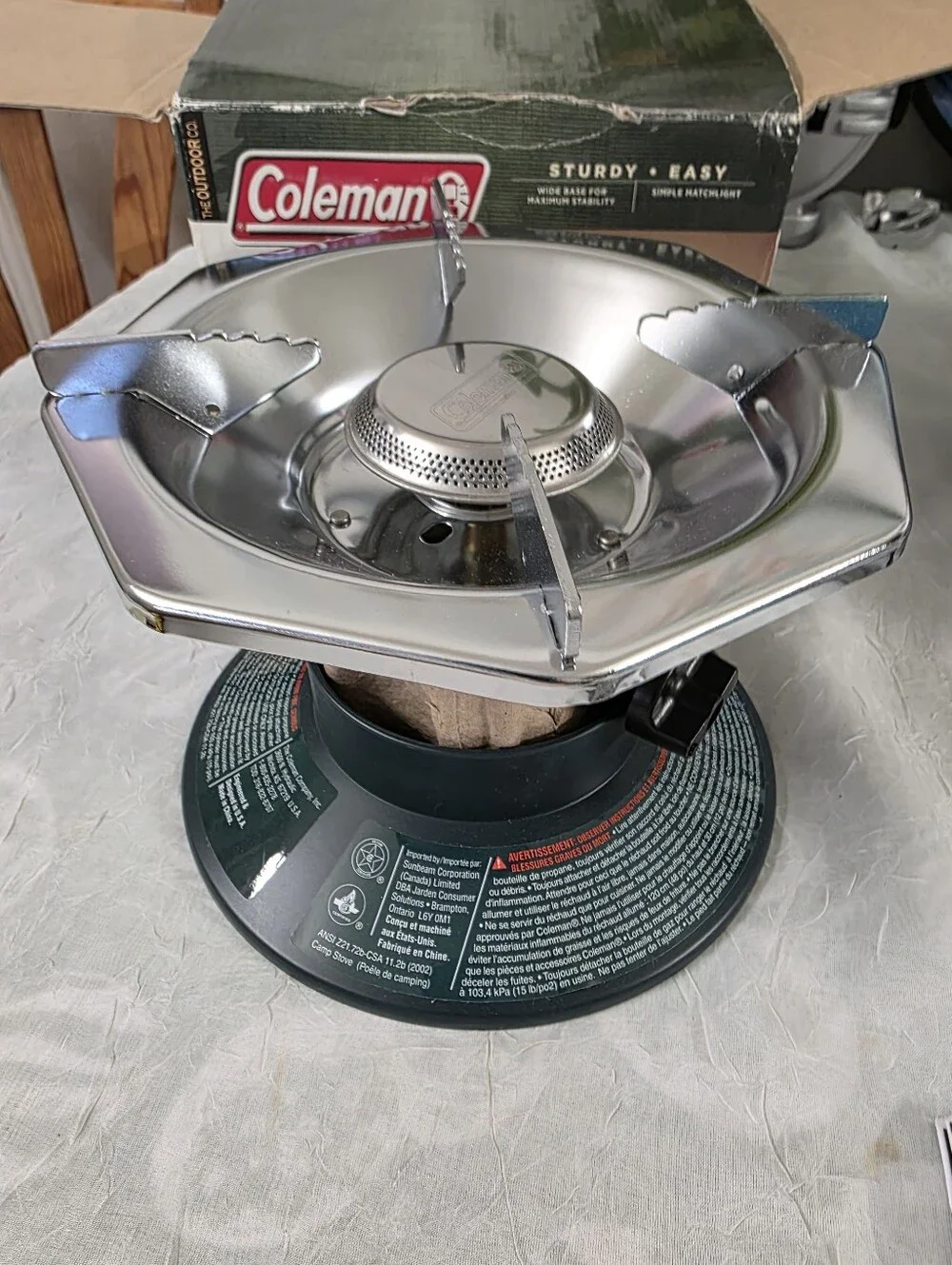 Coleman portable single